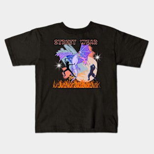 Dragon Fight Street Wear Kids T-Shirt